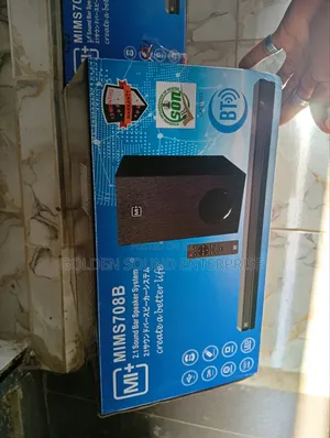 Mims Model 708b Sound Bar Speaker System