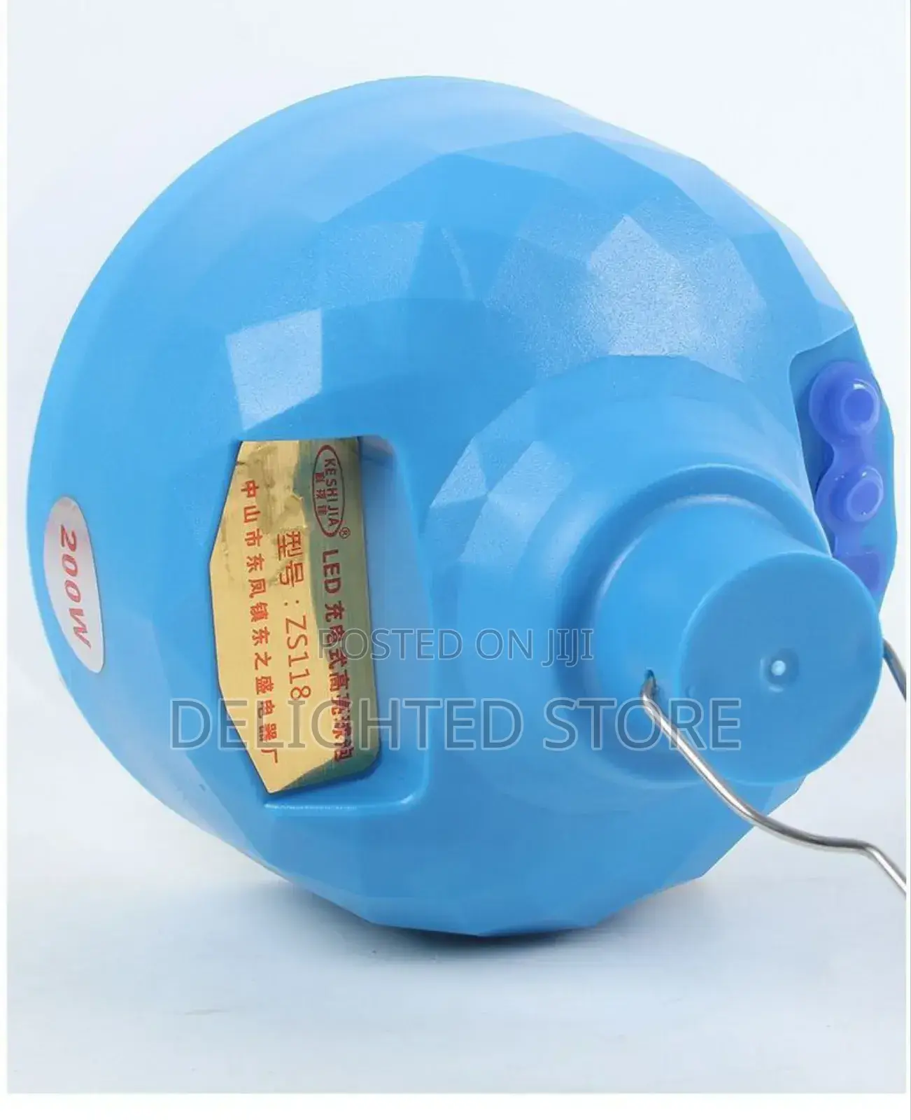 Rechargeable Lamp Bulb 3 Mode Portable Camping Light 200w