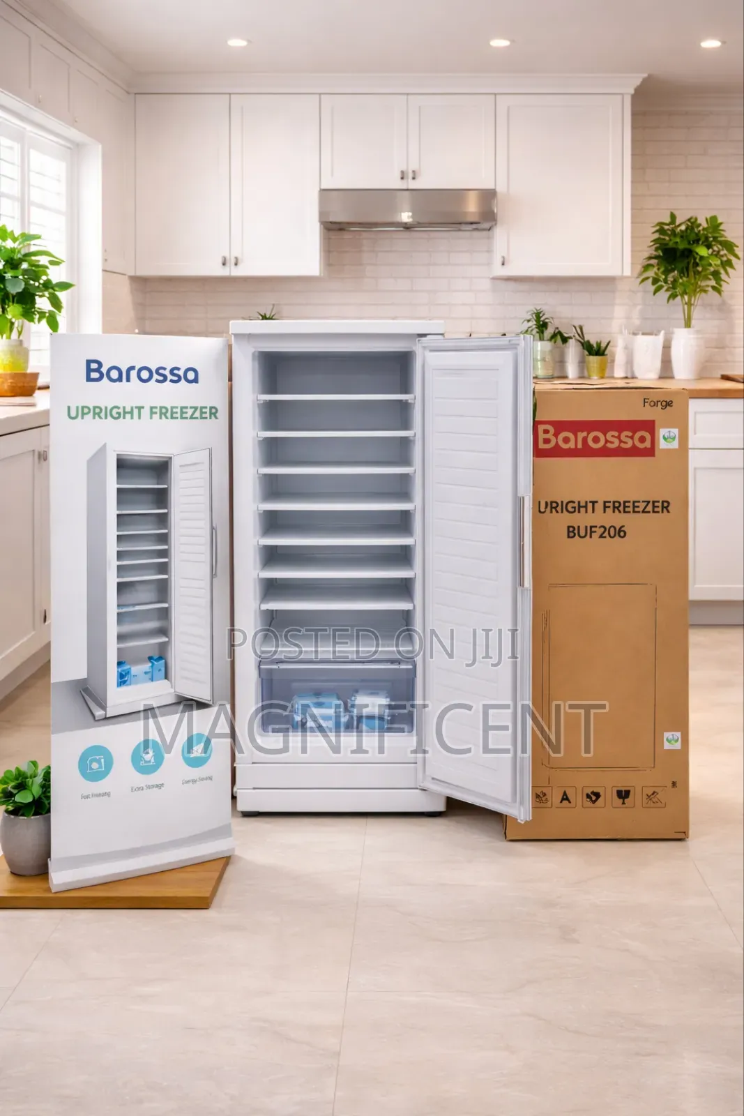 Barossa Upright Freezer (Buf206) – Modern Kitchen Cooling Excellence