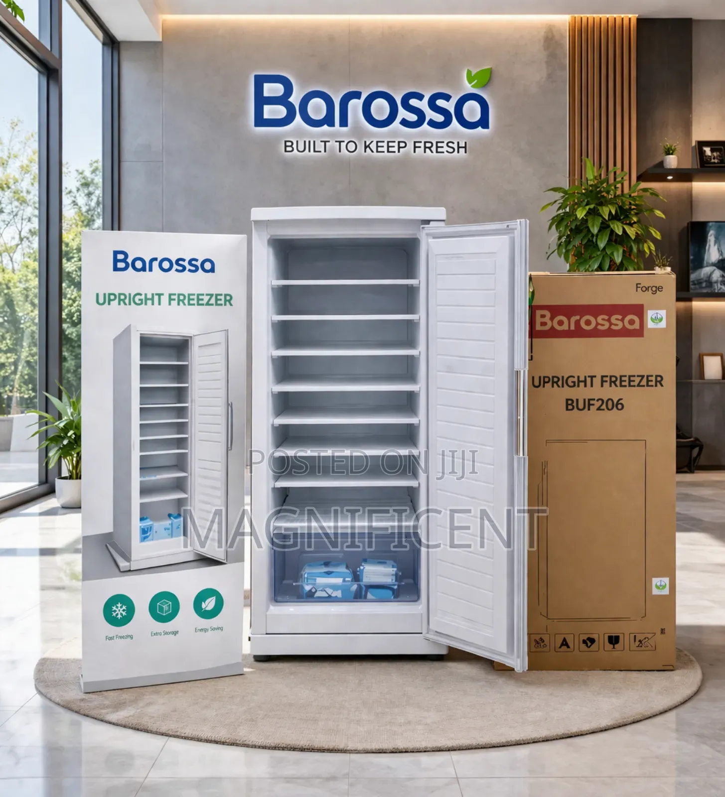 Barossa Upright Freezer (Buf206) – Spacious, Efficient Built for Eve