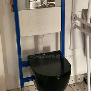 Black Concealed Water Closet 