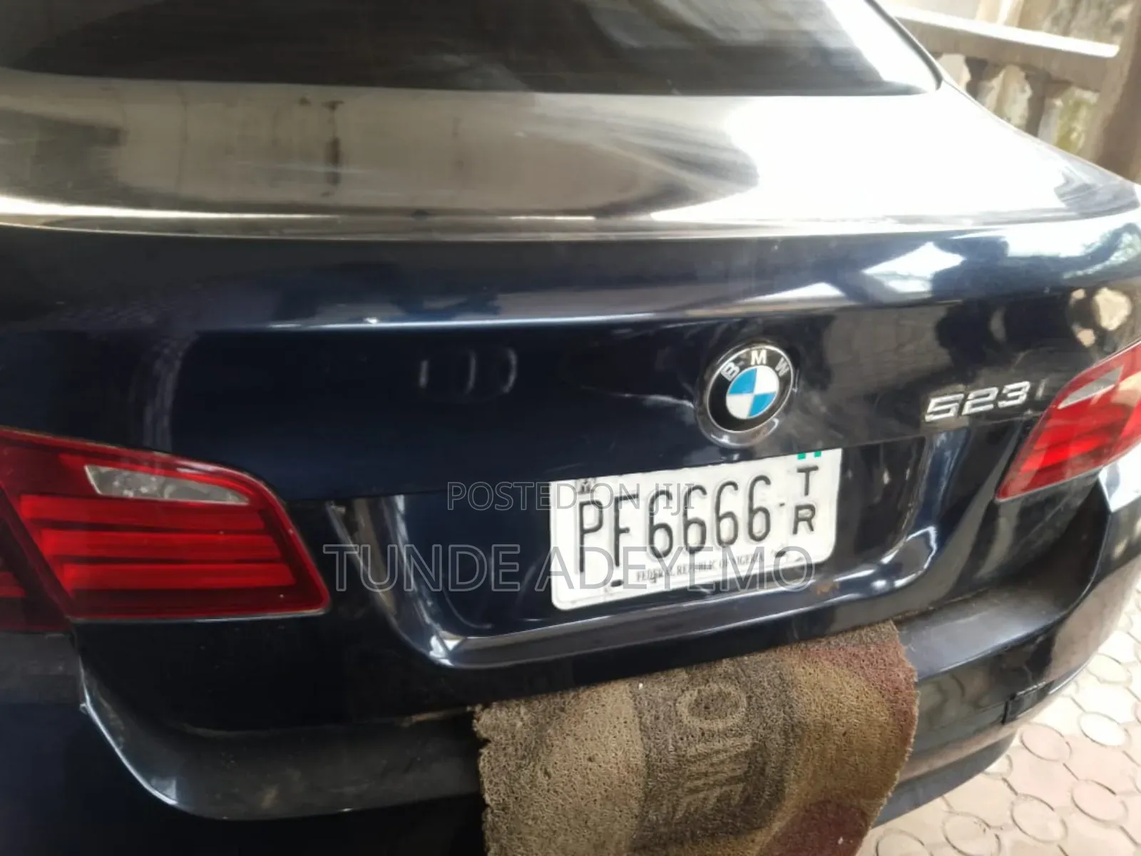 BMW 523i 2012 Black