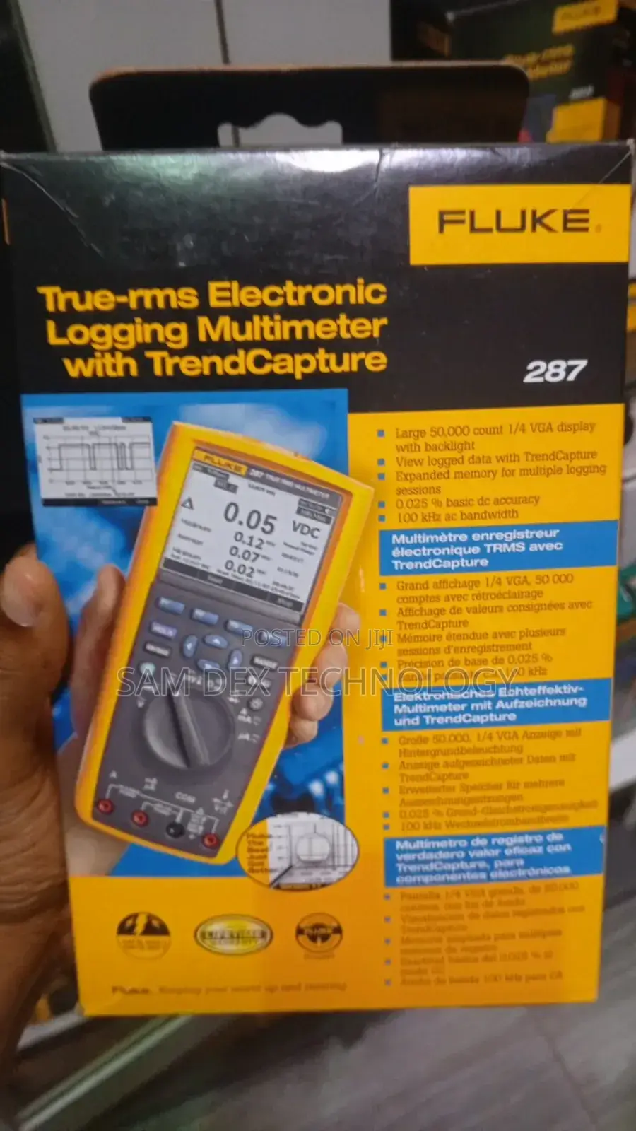 Fluke 287 True-RMS Electronic Logging Multimeter With Trendcapture