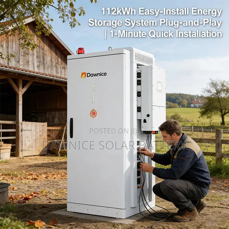 112kwh Solar Compatible Ess for Residential Villa Use