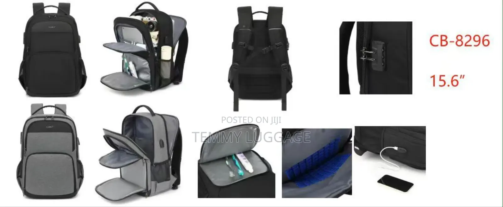 Coolbell Backpack With Different Compartment