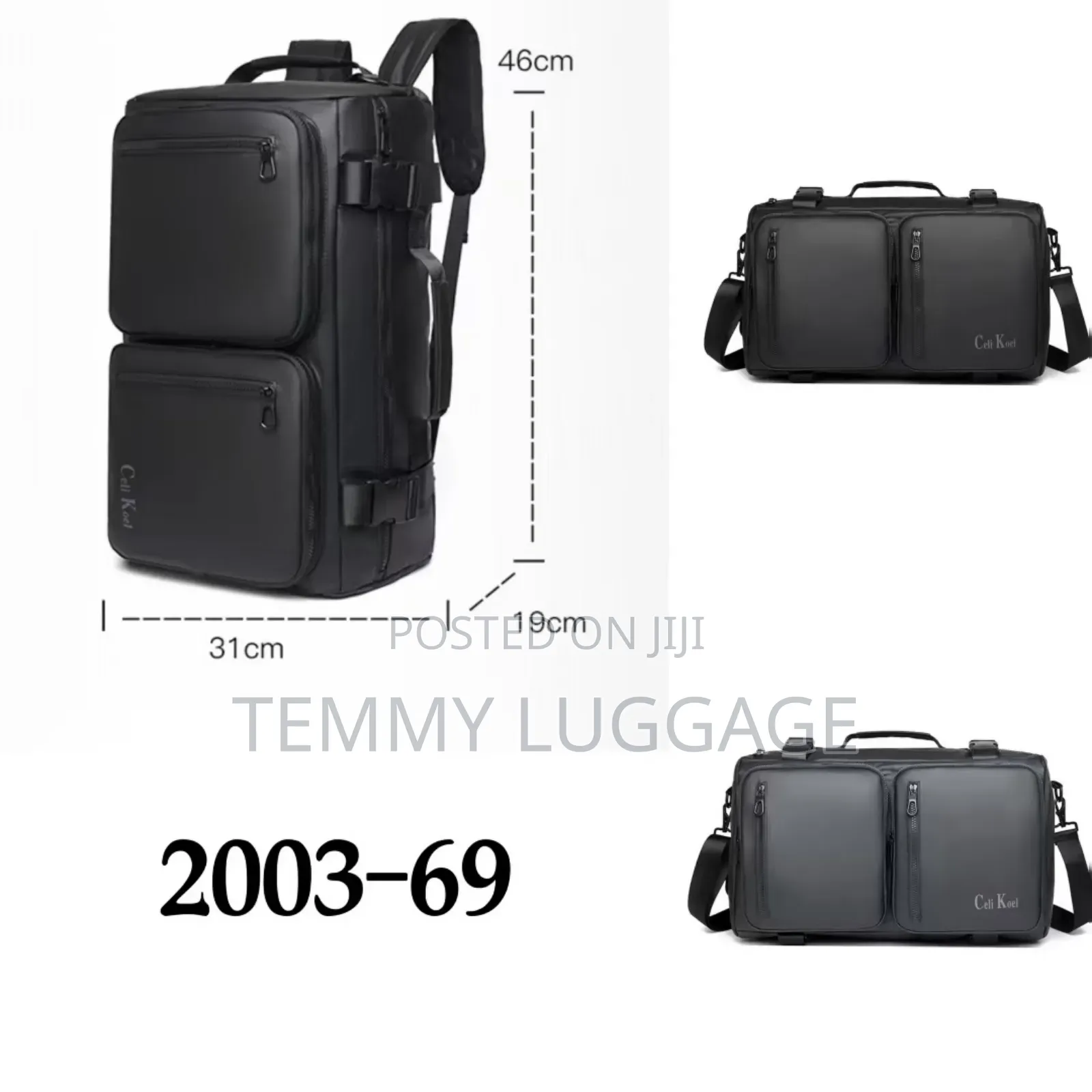 Laptop Backpack With Side Handle