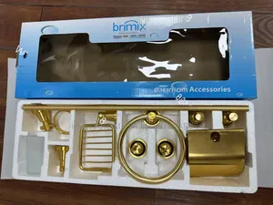 Bathroom Accessories Brimix Gold Set