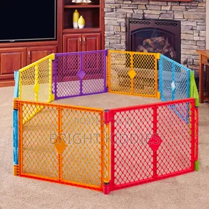 Children Play Fence With Multiple Colours