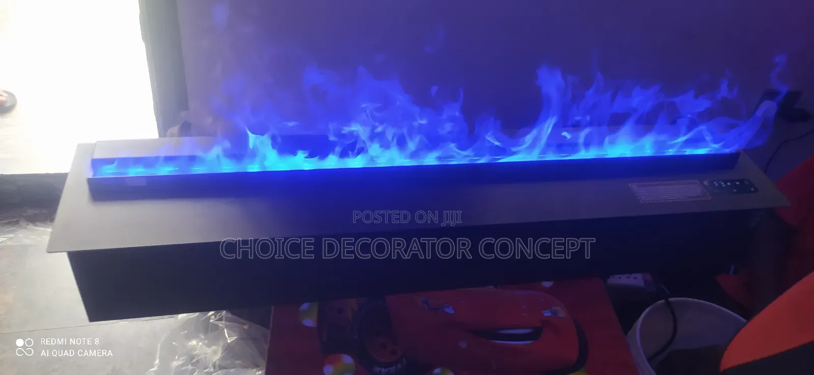 Modern Electric Fireplace( Black) 1.2 Meter