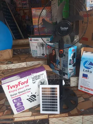 Tvvyford Solar and Rechargeable Fan