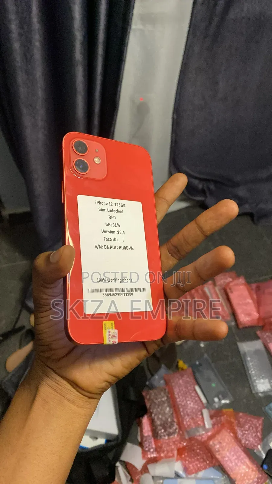New Apple iPhone 12 128 GB Red