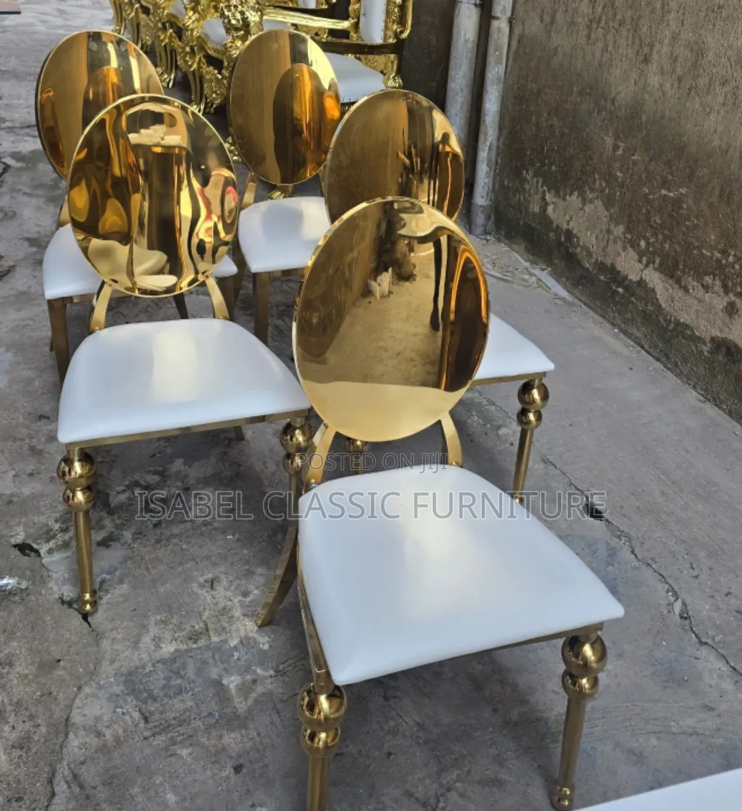 Vip Luxury Event Chairs Mirror Back Available Now - Isabel classic ...