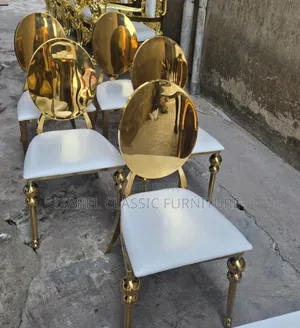 Vip Luxury Event Chairs Mirror Back Available Now