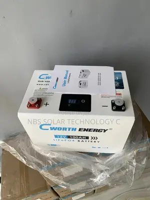 100ah 12.8v Cworth 1.3kwh Lithium Ion Phosphate Battery