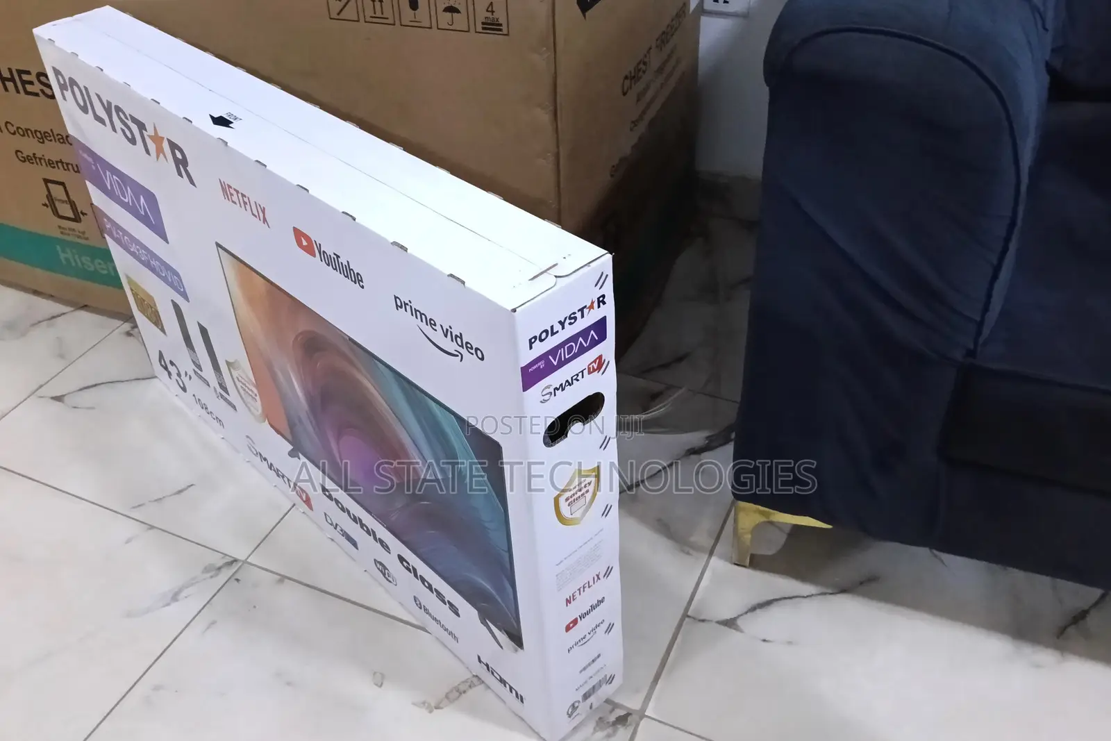 New Polystar 43in Uhd Smart Television