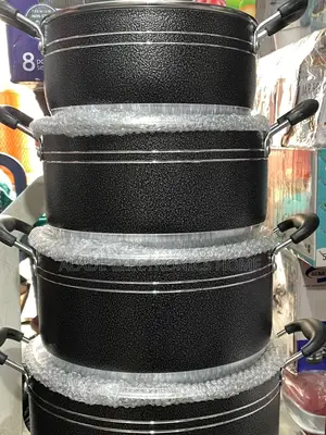 4set of Non Stick Cooking Pot (High Quality, Anti Rust Burnt)