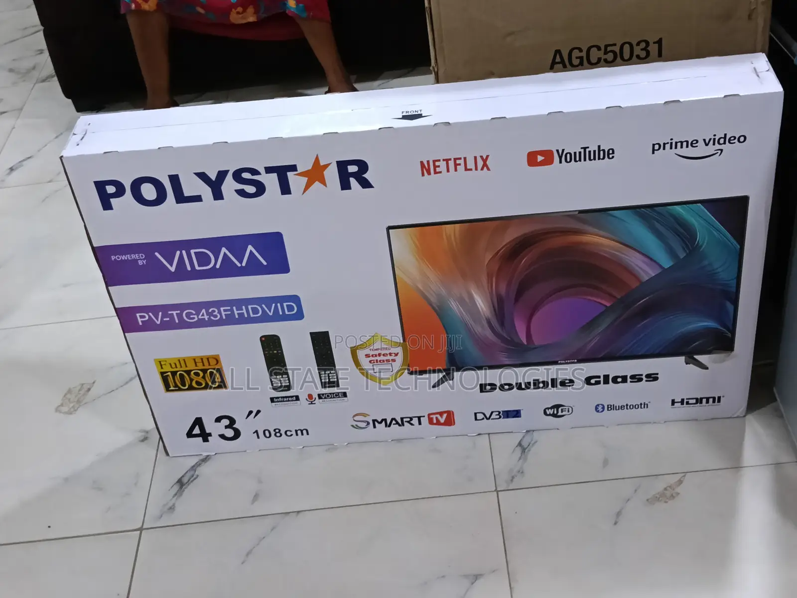 New Polystar Smart Television 43" Uhd Display