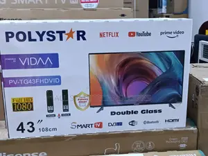 New Polystar Smart Television 43" Uhd Display
