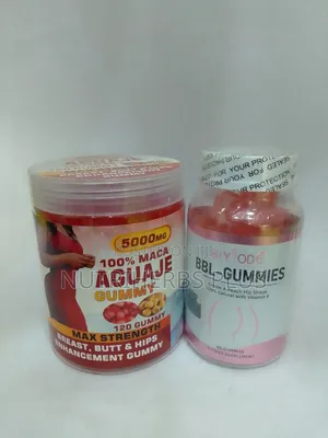 Aguaje Gummies+ Biyode BBL Gummies: For Bust, Hip and Butt Enlargement