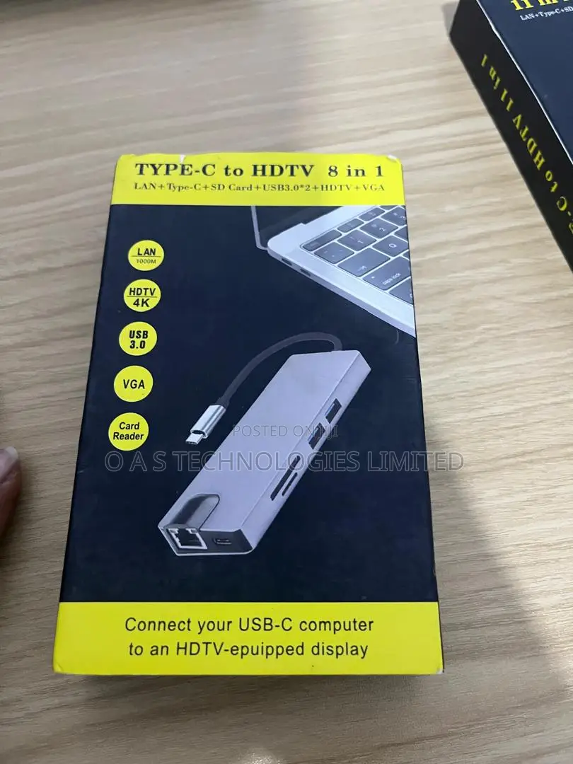 Usb Type C 8 in 1 Adapter