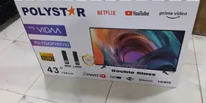 Brand New Polystar Smart Tv 43" Ultra Hd Screen