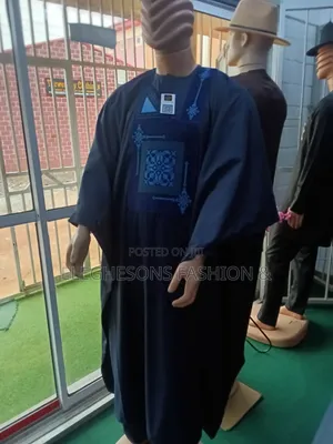 Navy Blue Agbada Ready to Wear