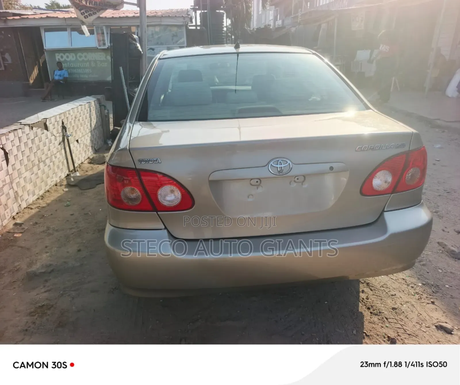 Toyota Corolla 2006 Gold