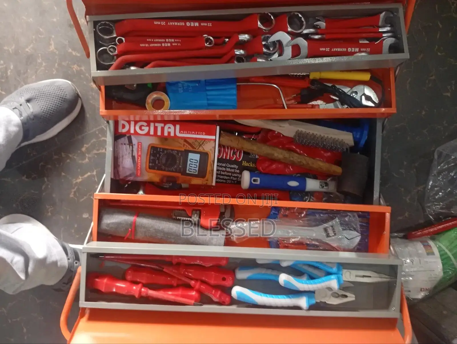 Set Of Mechanical Toolbox