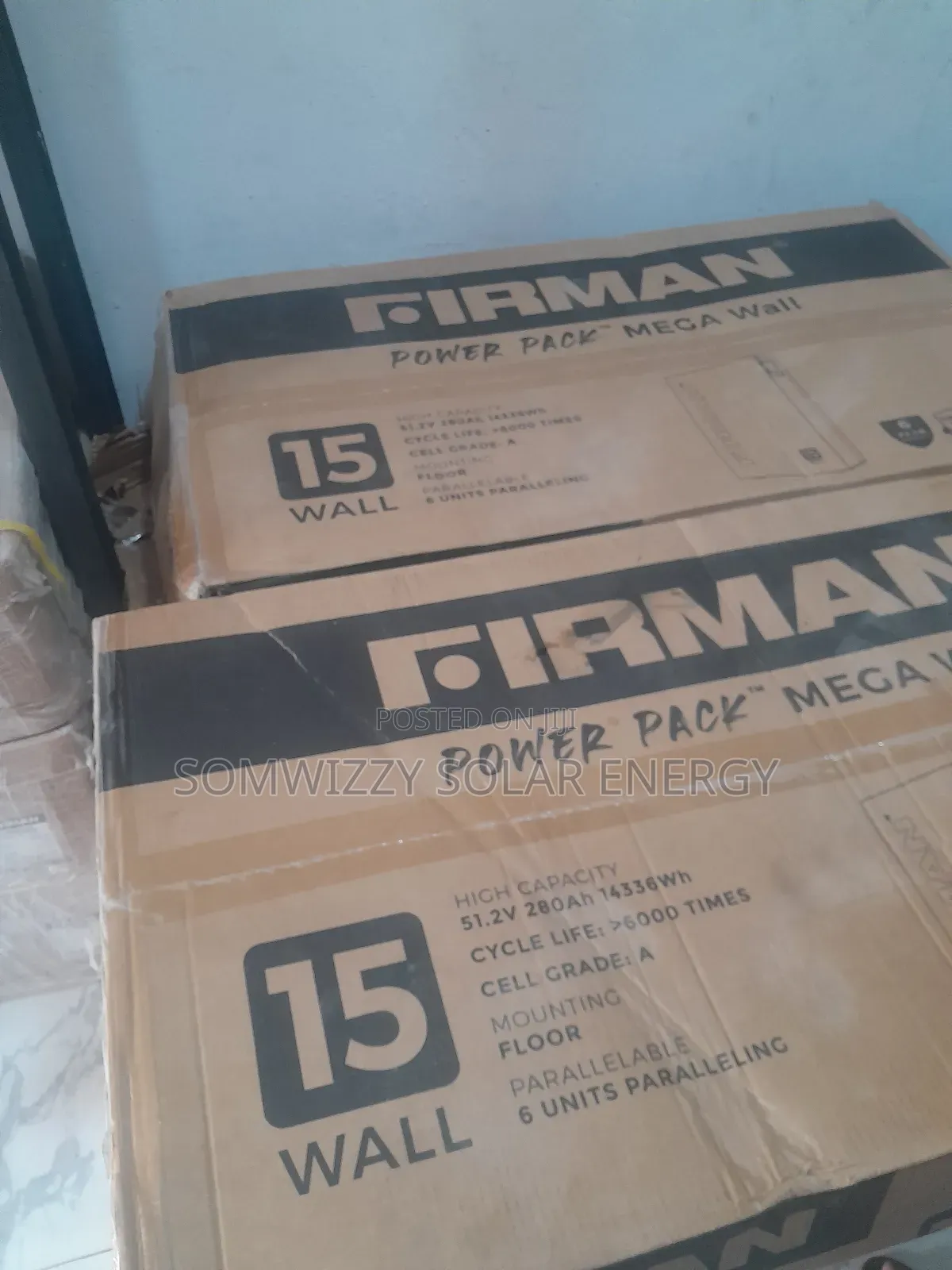 15kwh Lithium Battery. Firman