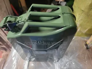 Empty Metal Jerry Can