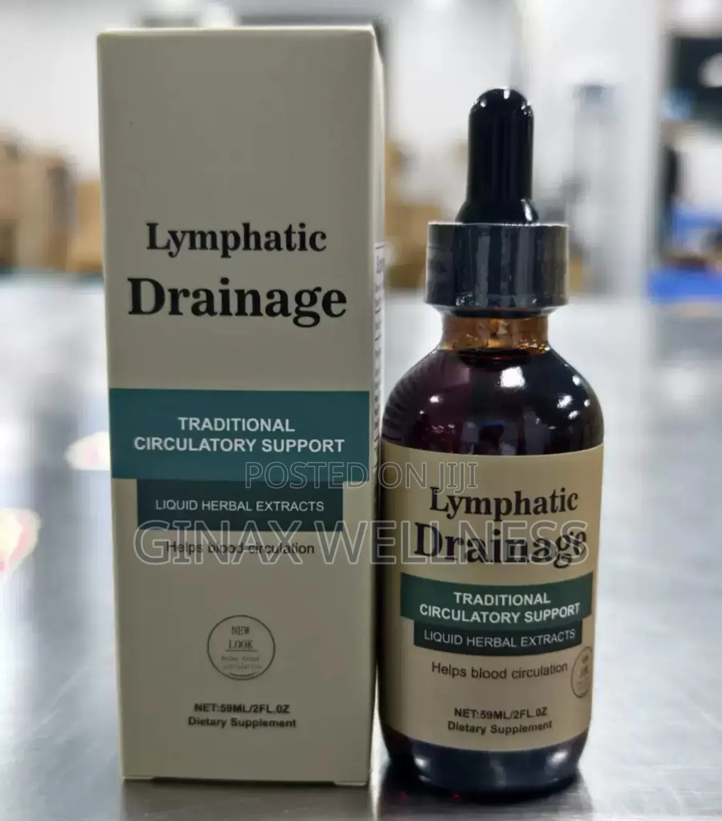 Lymphatic Drainage Liquid Drops for Circulatory Support (59ml)