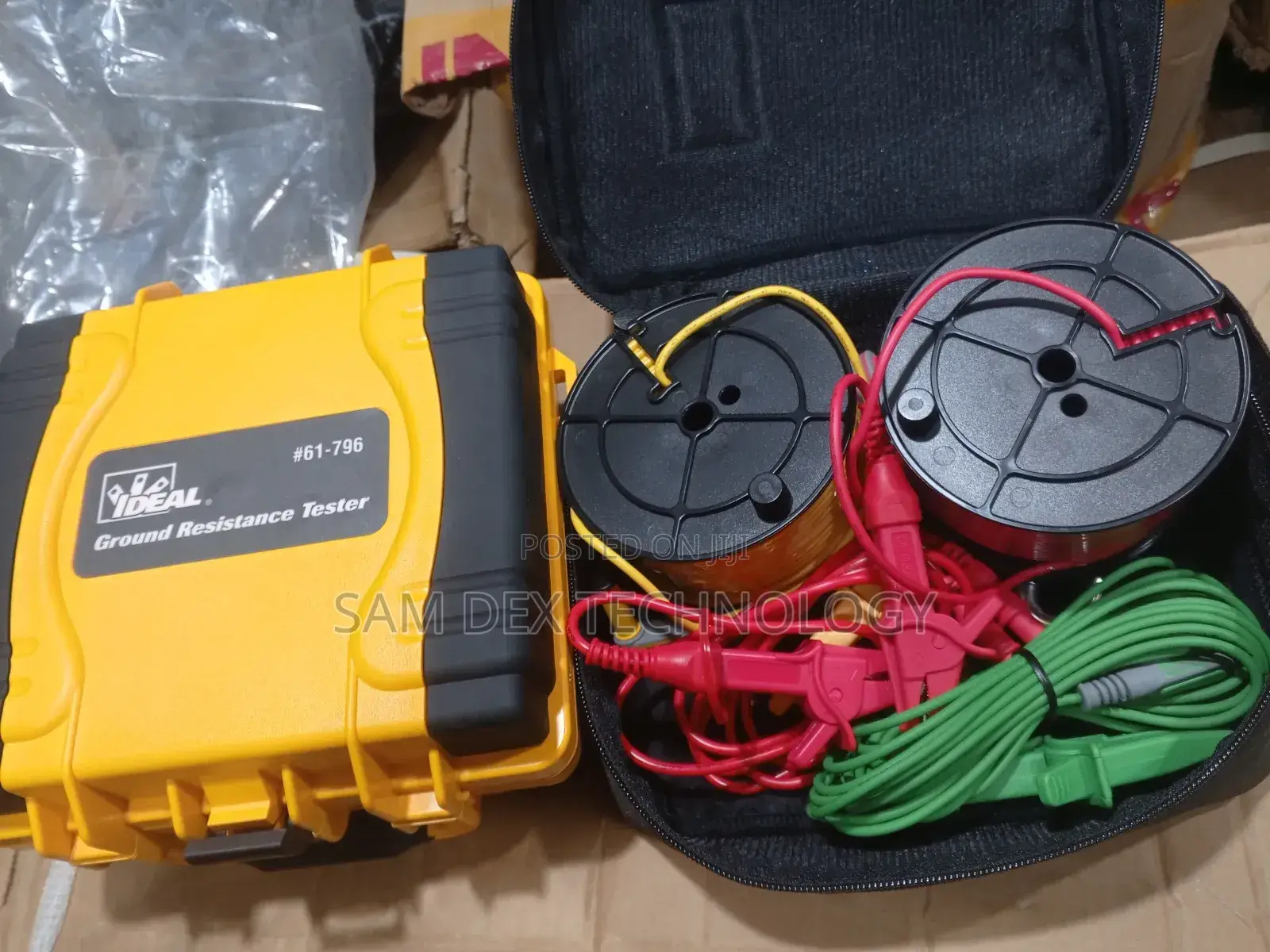 Ideal 61-796 Earth Resistance Ground Tester 3-Pole Type
