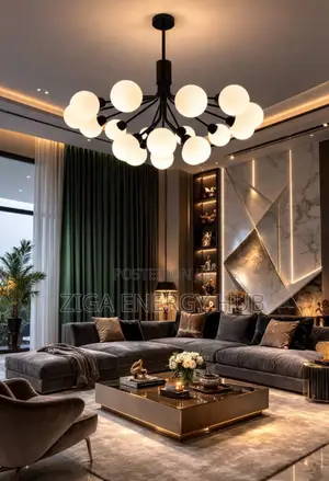 18 Glass Chandelier