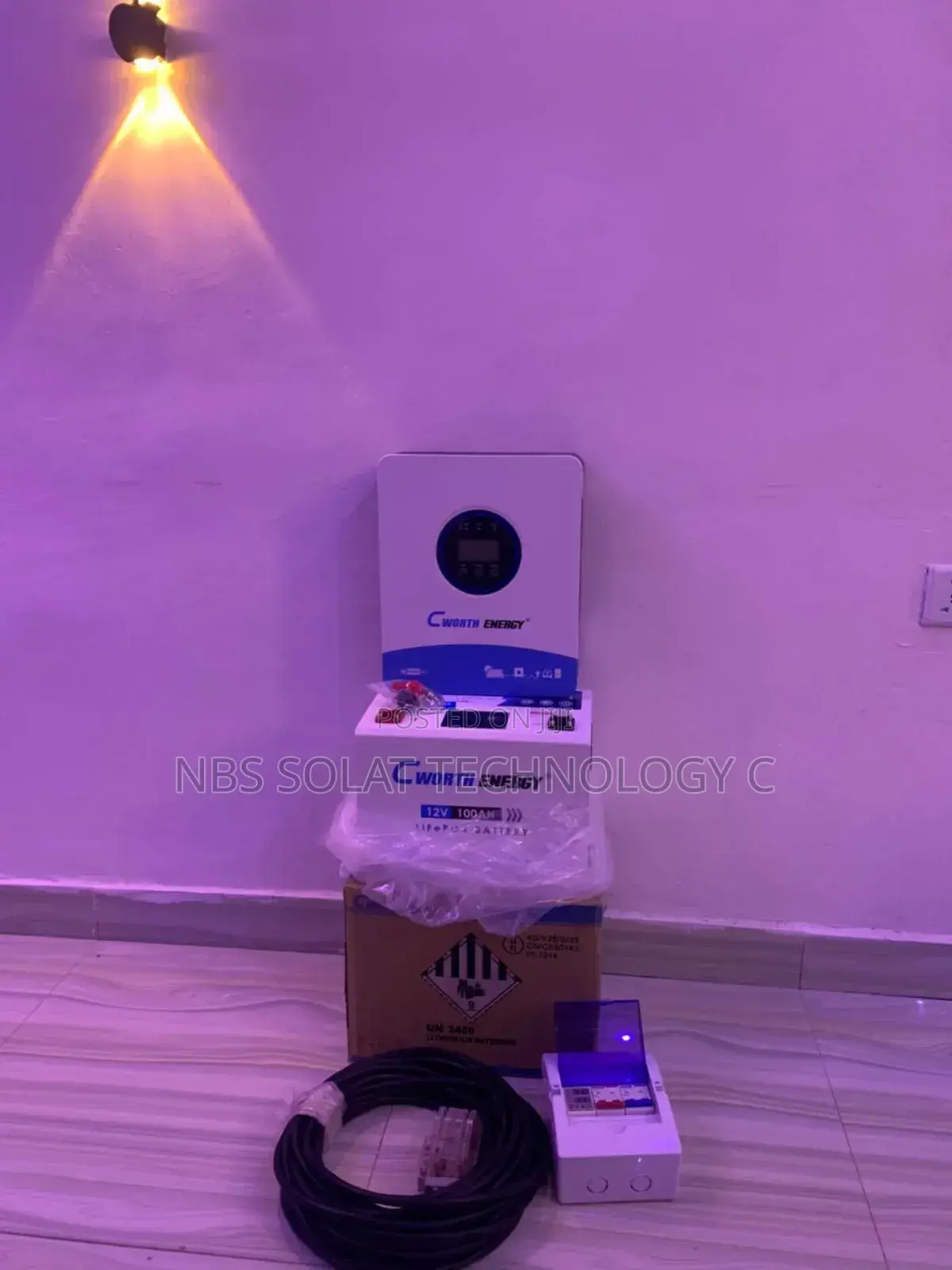 1.3kwh Complete Solar Inverter Set-Up Full Installation System