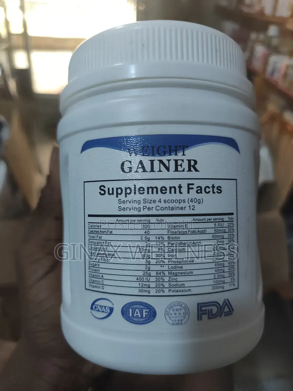 Weight Gainer Powder With High Protein for Gaining Weight (450grams)