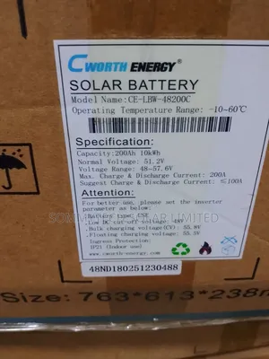 10kwh_48v Cworth Luthiun Ion Battery