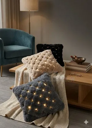 Fluffy Throw Pillow.