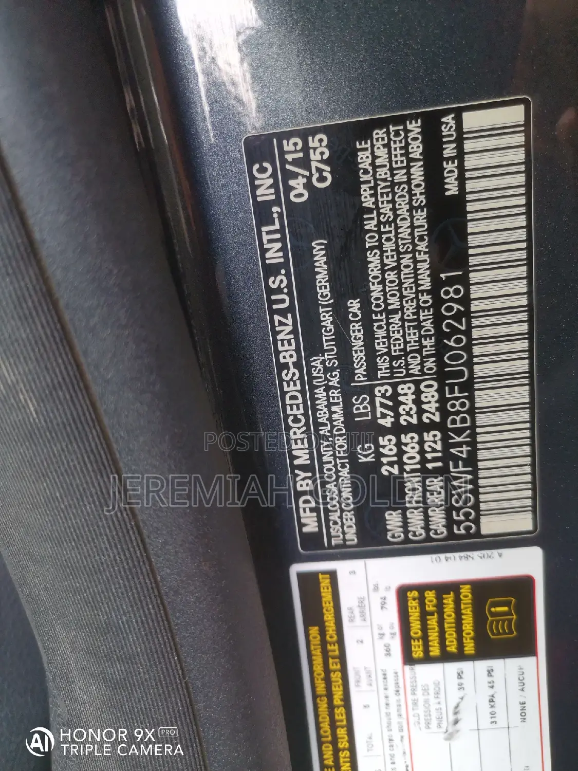 Mercedes-Benz C300 2015 Gray