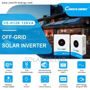 Cworth 12kva 48v Hybrid Inverter With Inbuilt 12000w MPPT Controller