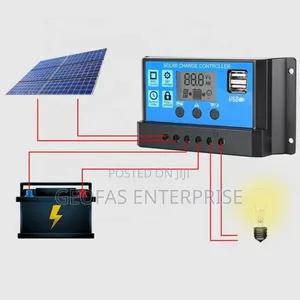 30a12v/24v PWM Dual Usb Battery Solar Panel Controller Chargeregulator