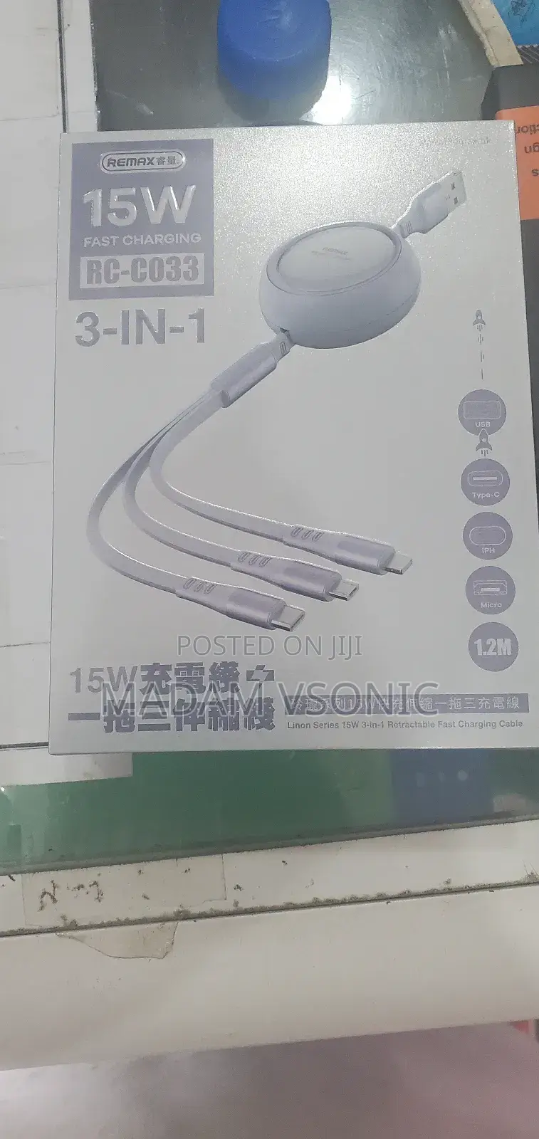 Remax 3-in-1 Cable Rc-C033