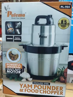 Paloma 8.5l (3500w Copper Coil Yam Pounder/Multipurpose Food Processor