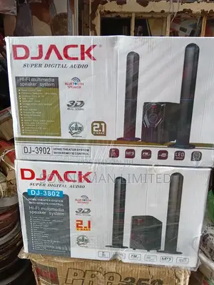 Djack 2.1 X-Bass Home Theatre Sound System Dj-3802 / Dj-3902