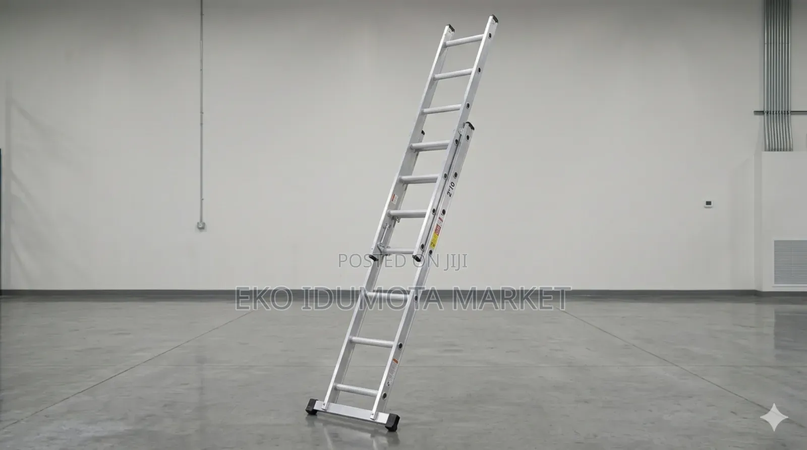 2 Section Aluminium Extension Ladder 2*10