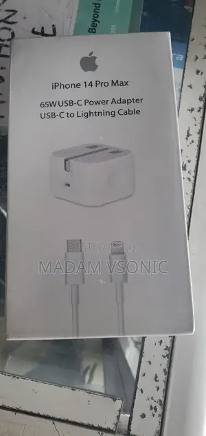 iPhone Usb-C to Lightning Cable With (65w Usb-C Adapter)