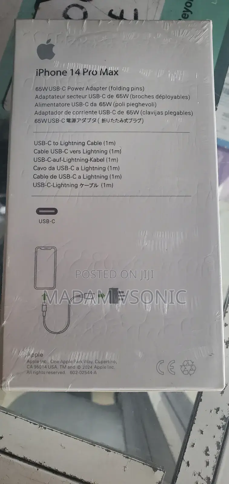 iPhone Usb-C to Lightning Cable With (65w Usb-C Adapter)