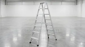 Aluminum Double Sided Step Ladder 11 Ft 9 Inches