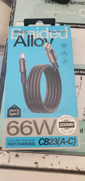 Remax 66w Type-C Cable (Cb23 a-C)