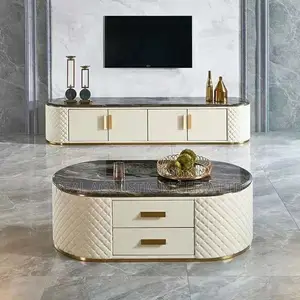Luxury Tv Stand Coffee Table Set