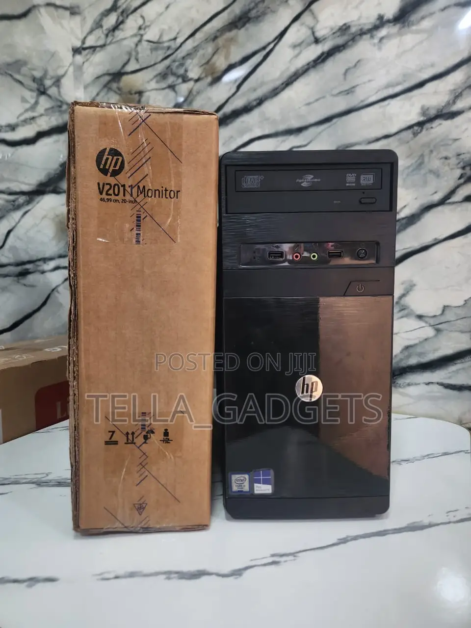 New Desktop Computer HP 8GB Intel Core i3 SSD 256GB